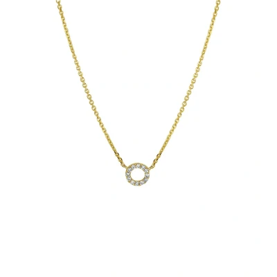 Afbeelding van Geelgouden Collier diamant 0.05ct H P1 0 4018347