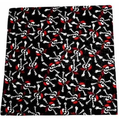 Afbeelding van Zac&#039;s Alter Ego Pirate skull &amp; crossbones Bandana Zwart