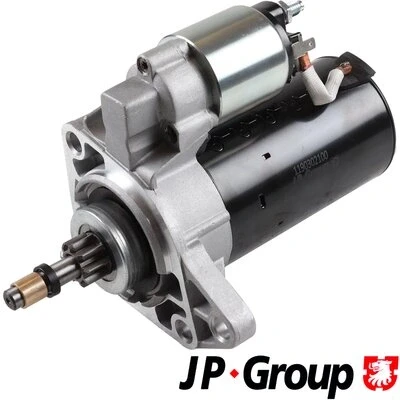 Afbeelding van JP GROUP 1190302100 Startmotor 12V 1,7kw 9 VOLKSWAGEN: GOLF 2, TRANSPORTER 4, 4 Bus