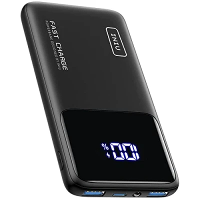 Afbeelding van INIU Power Bank, 22.5W 10000mAh Kleine Powerbank, PD3.0 QC4.0 USB C in&amp;out Externe Batterij, Ultra Slim Draagbare Oplader Compatibel met iPhone 15 14 13 12 Pro Max Samsung S23 S22 iPad Xiaomi