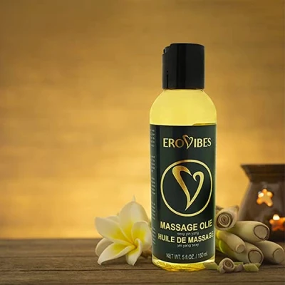 Afbeelding van Erovibes Massage Olie Sexy Ylang Etherische Massageolie Erotisch 150 ml