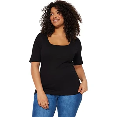 Afbeelding van Trendyol TBBSS22BF0027 Volwassenen Vrouwen Single pack Zwart 4XL