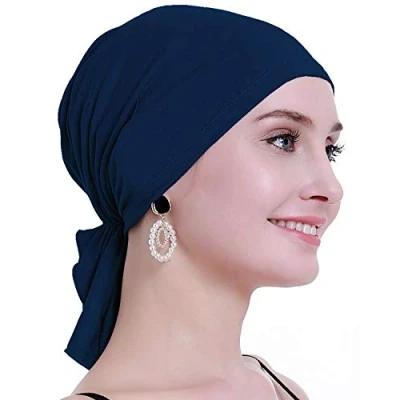 Afbeelding van osvyo Bamboe chemo hoofddoek voor vrouwen met haaruitval kankerpatiënten, hoofddeksel, tulband in verzegelde verpakking, Eén maat