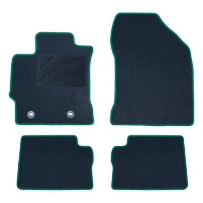 Afbeelding van OCC DESIGN Precies passende deurmat Auris (2013) 5 delige set met groene rand