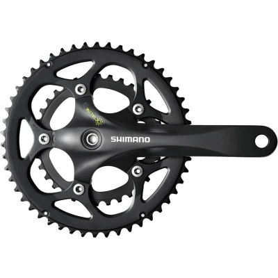 Afbeelding van Shimano Crankstel 2 x 9 speed Road FC RS345 175/50 34T Octalink zwart