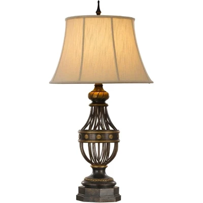 Afbeelding van Feiss LED Tafellamp Augustine 1X E27 Max 60W Antique Brown