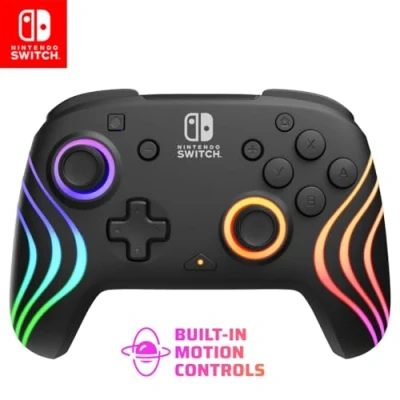 Afbeelding van PDP Nintendo Switch Afterglow Wave Wireless Black