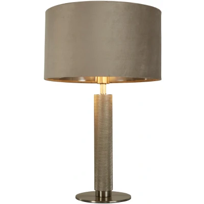 Afbeelding van Searchlight Gouden tafellamp London met crème kap EU65721TA