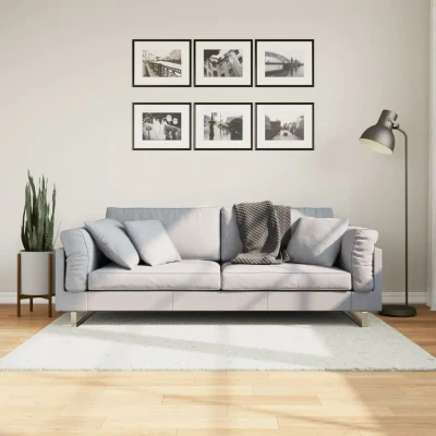 Afbeelding van Vloerkleed OVIEDO laagpolig 120x170 cm crèmekleurig