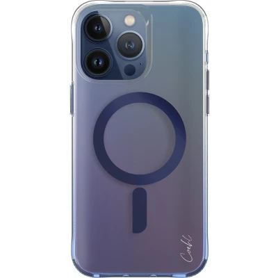 Afbeelding van Apple iPhone 15 Pro MagSafe Hoesje Kunststof Coehl Backcover/Hardcase Blauw Telefoonhoesje Shockproof/Valbescherming