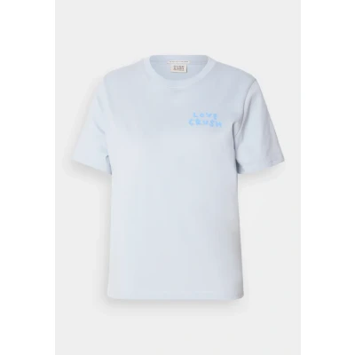 Afbeelding van Scotch &amp; Soda Dames Front Artwork T shirt, Shirting Blue., L