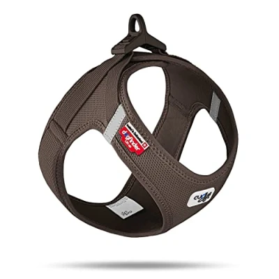 Afbeelding van Curli Vest Harness Clasp Air Mesh Bruin XS