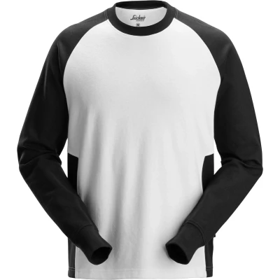 Afbeelding van Snickers 2840 Tweekleurig Sweatshirt Zwart/Staal Grijs