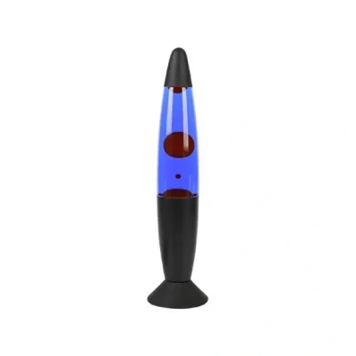 Afbeelding van Lavalamp Paarse Lava Zwarte Basis LED Verlichting Sfeerverlichting voor Volwassenen en Kinderen Nieuwe Wintercollectie 2023 23W 35 x 8.5cm