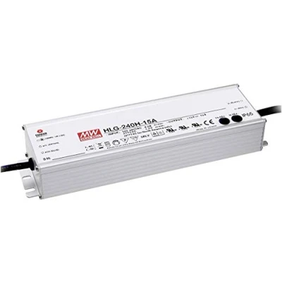Afbeelding van Mean Well HLG 240H 12B LED driver, transformator Constante spanning, stroomsterkte 192 W 16 A 6 12 V/DC Dimbaar, PFC schakeling,