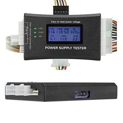Afbeelding van 20Pin/24Pin ATX LCD Computer Voeding Tester voor ATX, BTX, ITX, TFX Connector en Draad P4/P6/P8/SATA/IDE PC Power Tool