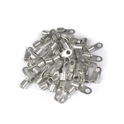Afbeelding van ERKO Ringkabelschoenen, set 50 stuks, 25 mm², M10, porfessional koper, galvanisch vertind I volgens DIN 46234, zonder isolatie, voor meeraderkabels, Cu beschermt elektrische verbindingen