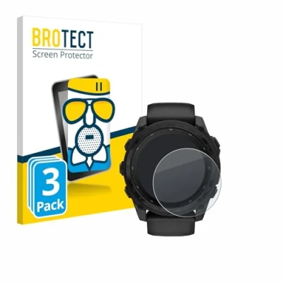 Afbeelding van BROTECT Schutzglas Schutzfolie Displayschutz Display Schutz Glas Folie matt, Smartwatch beschermfolie, Grijs