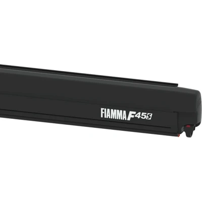 Afbeelding van Fiamma F45 S 325 Cassetteluifel Deep Black Royal Grey Grijs Cassetteluifels