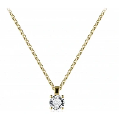 Afbeelding van Schitterende Gold Plated Halsketting met Zirkonia