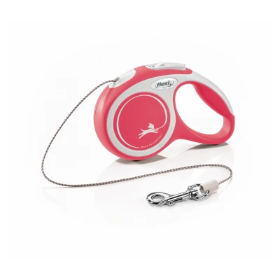 Afbeelding van Flexi Hondenriem New Comfort Koord Rood 3m max. 8kg