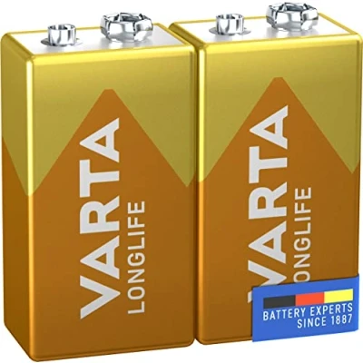 Afbeelding van Varta Batterij Alkaline E Block 6LP3146 9V Longlife Power Retail Blister (2 Stuks)