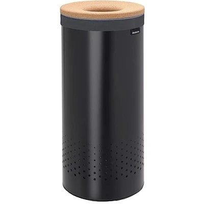 Afbeelding van Brabantia Wasmand 64 x 30 cm Zwart