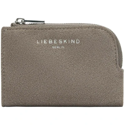 Afbeelding van LIEBESKIND BERLIN Leren Portemonnee Hydro Suede Lena Wallet Neutral Gray Bruine