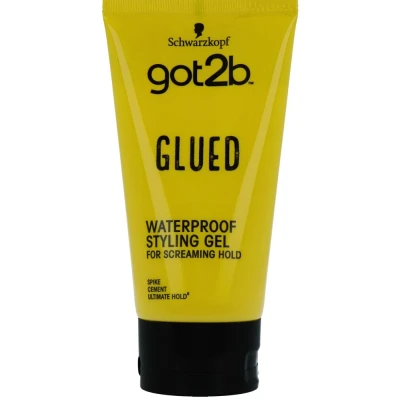 Afbeelding van Schwarzkopf Got2b Haargel (Vegan formule) Glued Waterproof Styling Gel 150ml