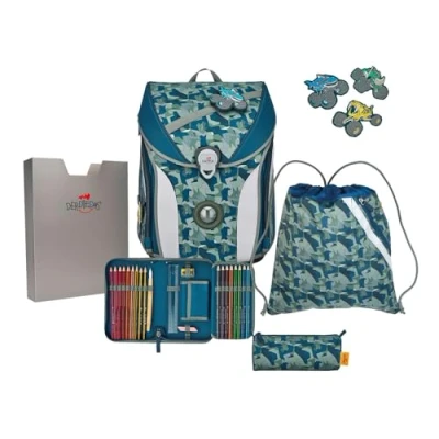 Afbeelding van DerDieDas ErgoFlex Max Schooltas set 5 delig