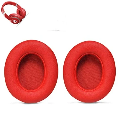 Afbeelding van Studio 2 Oorkussen Vervangende oorkussens Kit Compatibel met Beats by Dr. Dre 2.0 Draadloze Over Ear Hoofdtelefoon. (Rood)