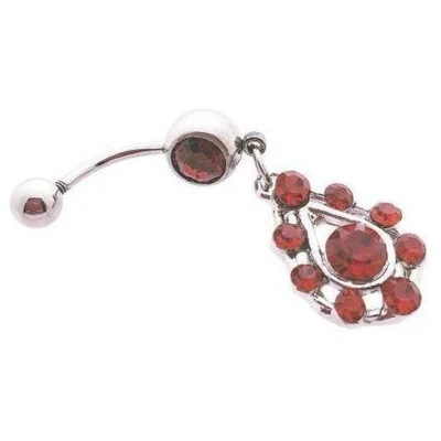Afbeelding van Goudkleurige damesketting met kristal en bedels