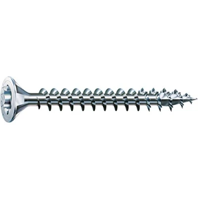 Afbeelding van SPAX Universele schroef, 4,5 x 70 mm, 500 stuks, T STAR plus, verzonken kop, volledige schroefdraad, 4CUT, WIROX A3J, 1191010450705