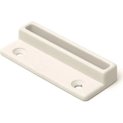 Afbeelding van Raamboomplaatje 74x30 mm wit epoxy coating