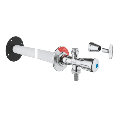 Afbeelding van Grohe Eggemann gevelkraan vorstvrij 15 mm chroom