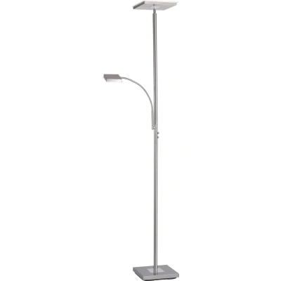 Afbeelding van Just Light Design leeslamp Hans Square grijs 11710 55