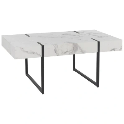 Afbeelding van Beliani MERCED Salontafel Wit MDF