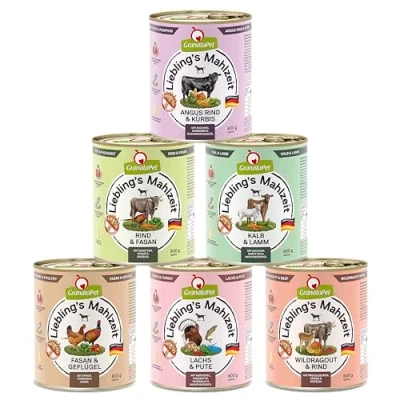 Afbeelding van 6x800g GranataPet Lievelingsmaaltijd Mix II (6 varianten) Hondenvoer