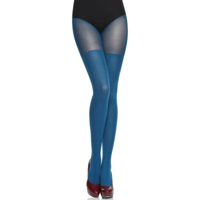 Afbeelding van Merry Style Dames Panty 60 DEN Halsterloos Polyamide MS GB 332 Donkerturkoois M