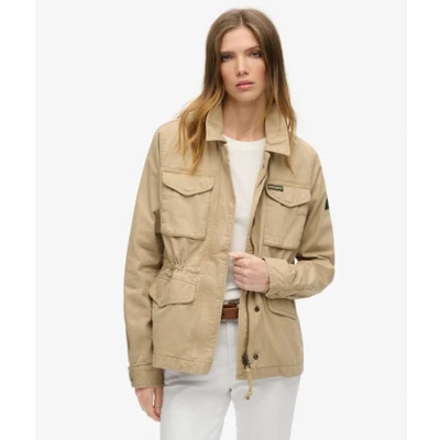 Afbeelding van Superdry Vrouwen Gevoerde Military M65 jas Groen Grootte: 36