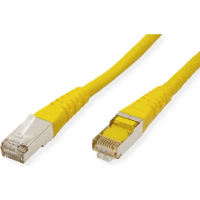 Afbeelding van ROLINE patchkabel Cat.6 (Klasse E) S/FTP (PiMF), geel, 1,5 m