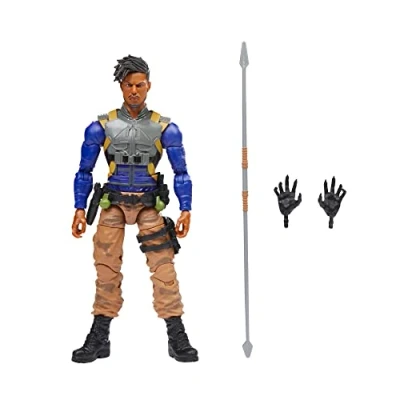 Afbeelding van Marvel Legends Series Killmonger uit What If...?, actiefiguren van 15 cm