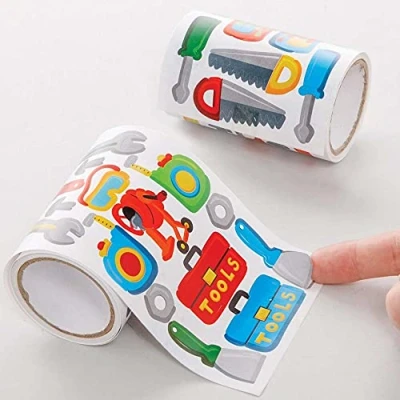 Afbeelding van Baker Ross FE578 Gereedschap stickers voor Kinderen pak van 600, Knutselstickers Kinderen, Voordeelpakket, Ideaal Knutselprojecten, Plakboeken en Beloningsgrafieken