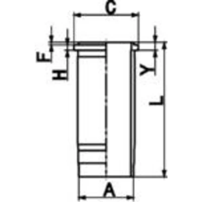 Afbeelding van Kolbenschmidt Cilinderbus/voering O ring 89399110