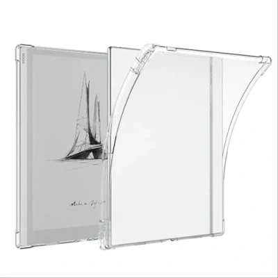 Afbeelding van GIOPUEY voor Boox Tablet Go 10.3 Clear Case Zachte TPU Back Shell, Slim Cover met Airbag bescherming, Lichtgewicht, Compatibel Transparant