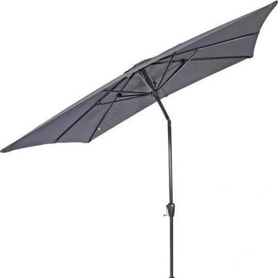 Afbeelding van Les Libra parasol grijs 2.5x2.5 m Stof
