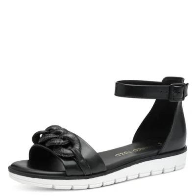Afbeelding van MARCO TOZZI MT Soft Lining Dames Slippers en Sandalen BLACK MAAT 38