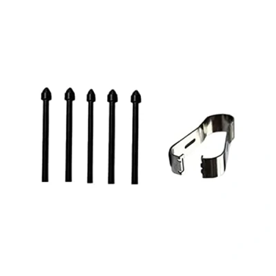 Afbeelding van 5X S Pen tips voor Samsung Galaxy Tab S8 (4G 5G)/ S8+ Plus / Ultra/Galaxy S7 FE/Tab S7+ Stylus invoerpen Penpunten met gereedschap Vervangende punten Schwarz