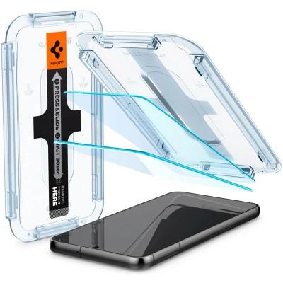 Afbeelding van 2 Pack Screenprotectors Samsung Galaxy S23 Plus: Spigen GLAStR Fit Duo + Applicator