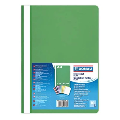 Afbeelding van Rapport File DONAU, PP, A4, standaard, 120/180 micron, groen